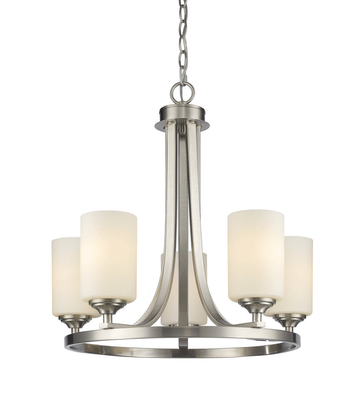 Z-Lite Bordeaux 435-5BN Chandelier Light - Brushed Nickel
