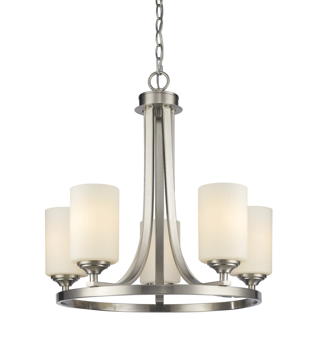 Z-Lite Bordeaux 435-5BN Chandelier Light - Brushed Nickel