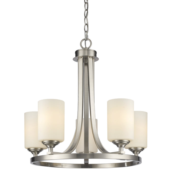 Z-Lite Bordeaux 435-5BN Chandelier Light - Brushed Nickel