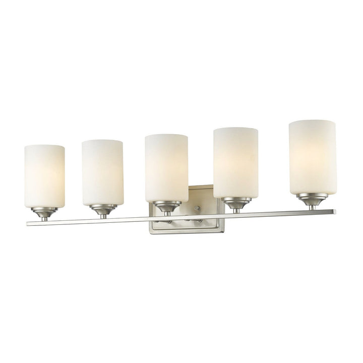 Z-Lite Bordeaux 435-5V-BN Bath Vanity Light 31 in. wide - Brushed Nickel