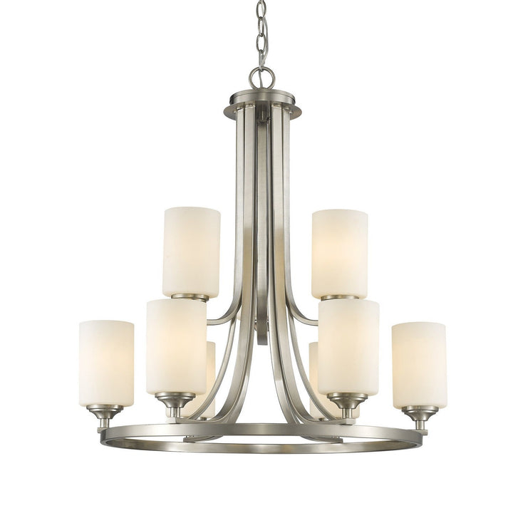 Z-Lite Bordeaux 435-9BN Chandelier Light - Brushed Nickel