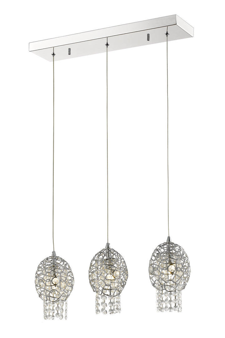 Z-Lite Nabul 889CH-3B Pendant Light - Chrome