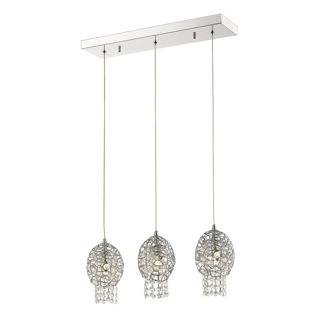 Z-Lite Nabul 889CH-3B Pendant Light - Chrome