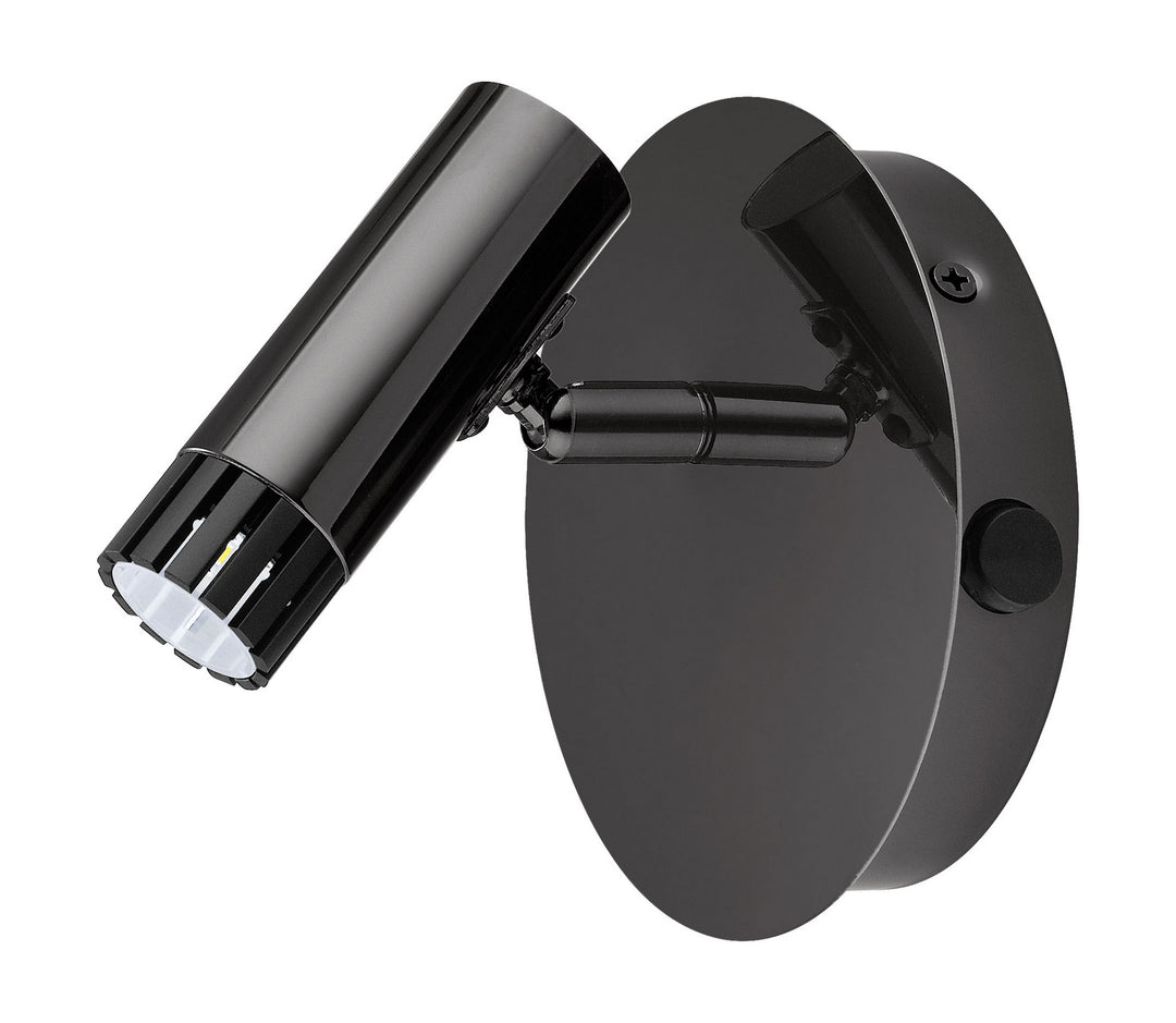 Eglo Lianello 201221A Wall Sconce Light - Black Chrome
