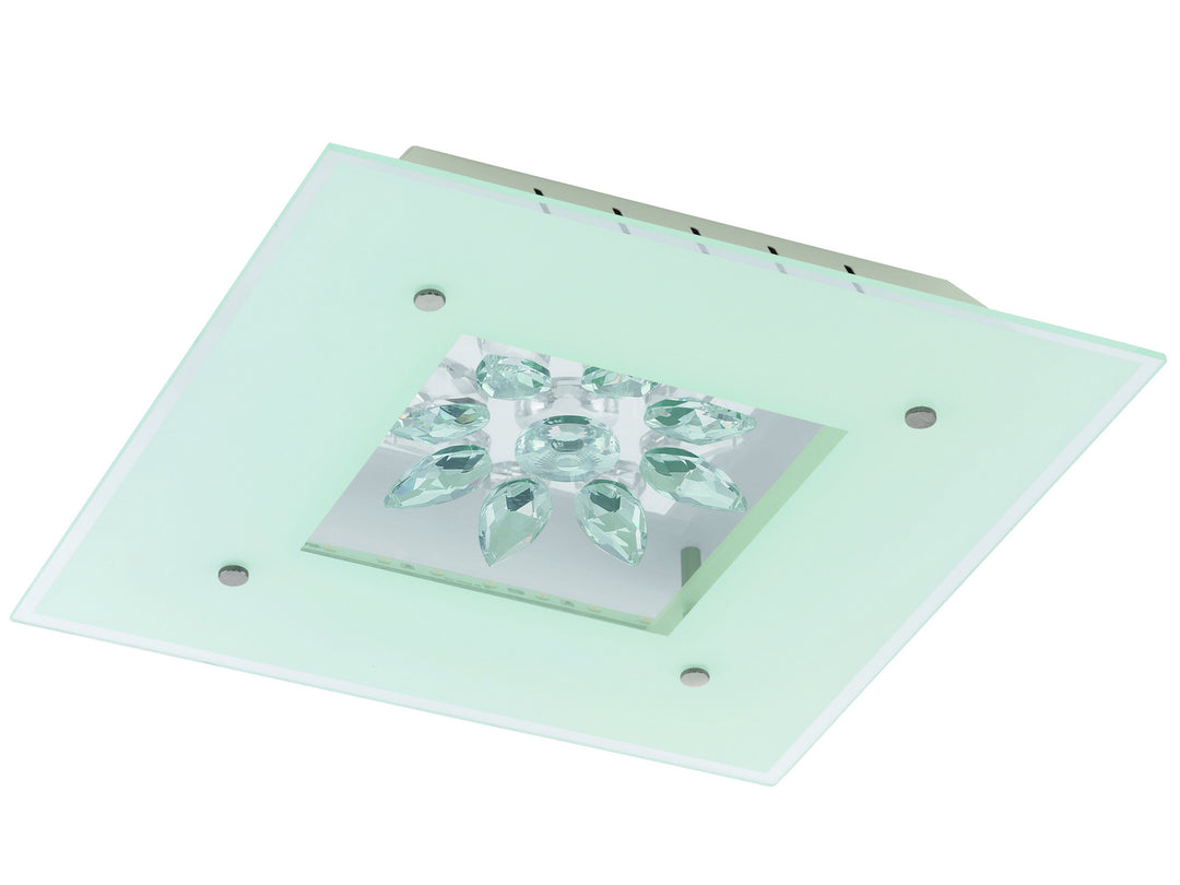Eglo Benalua 93573A Ceiling Light - White w/ Clear Trim