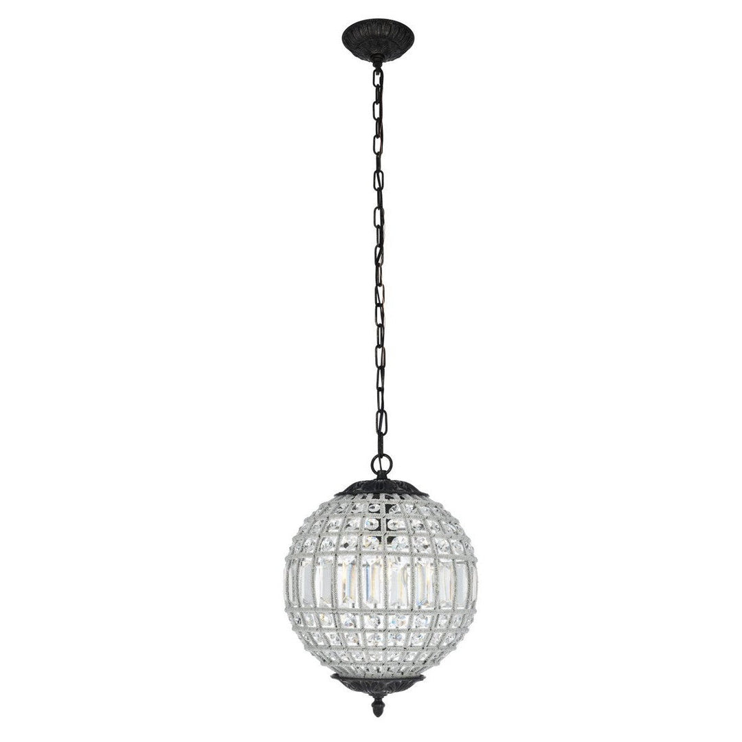 Elegant Olivia 1205D12DB/RC Pendant Light - Dark Bronze