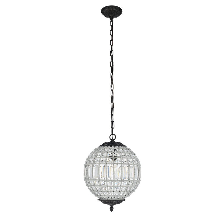 Elegant Olivia 1205D12DB/RC Pendant Light - Dark Bronze