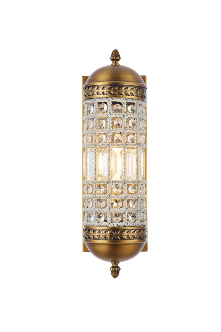 Elegant Olivia 1205W5FG/RC Wall Sconce Light - French Gold