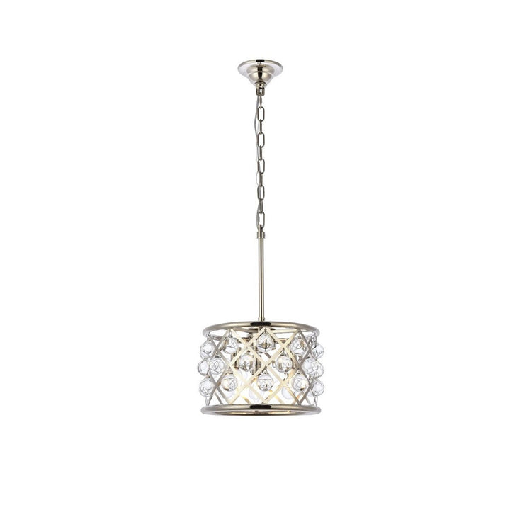 Elegant Madison 1213D12PN/RC Pendant Light - Polished Nickel