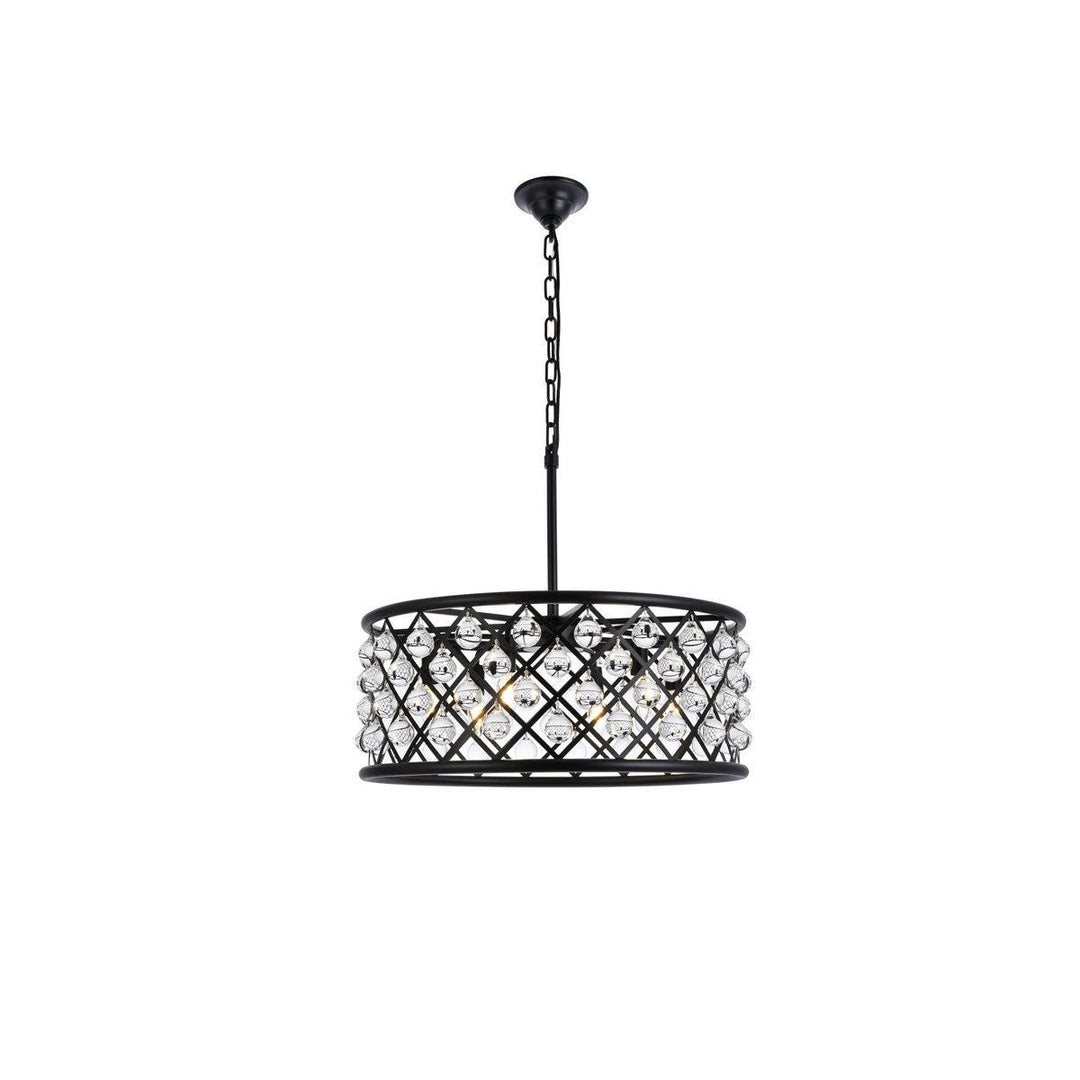 Elegant Madison 1213D25MB/RC Pendant Light - Matte Black