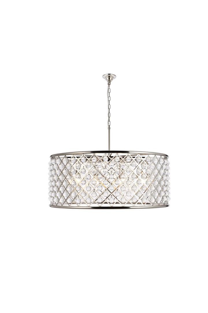 Elegant Madison 1213G43PN/RC Pendant Light - Polished Nickel