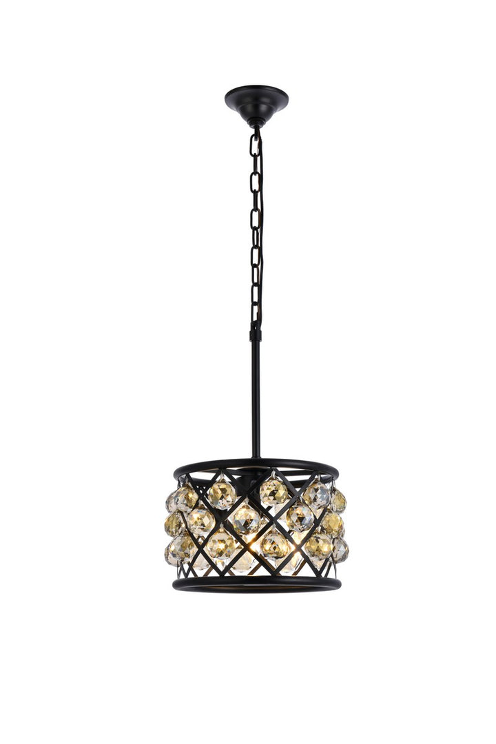 Elegant Madison 1214D12MB-GT/RC Pendant Light - Matte Black