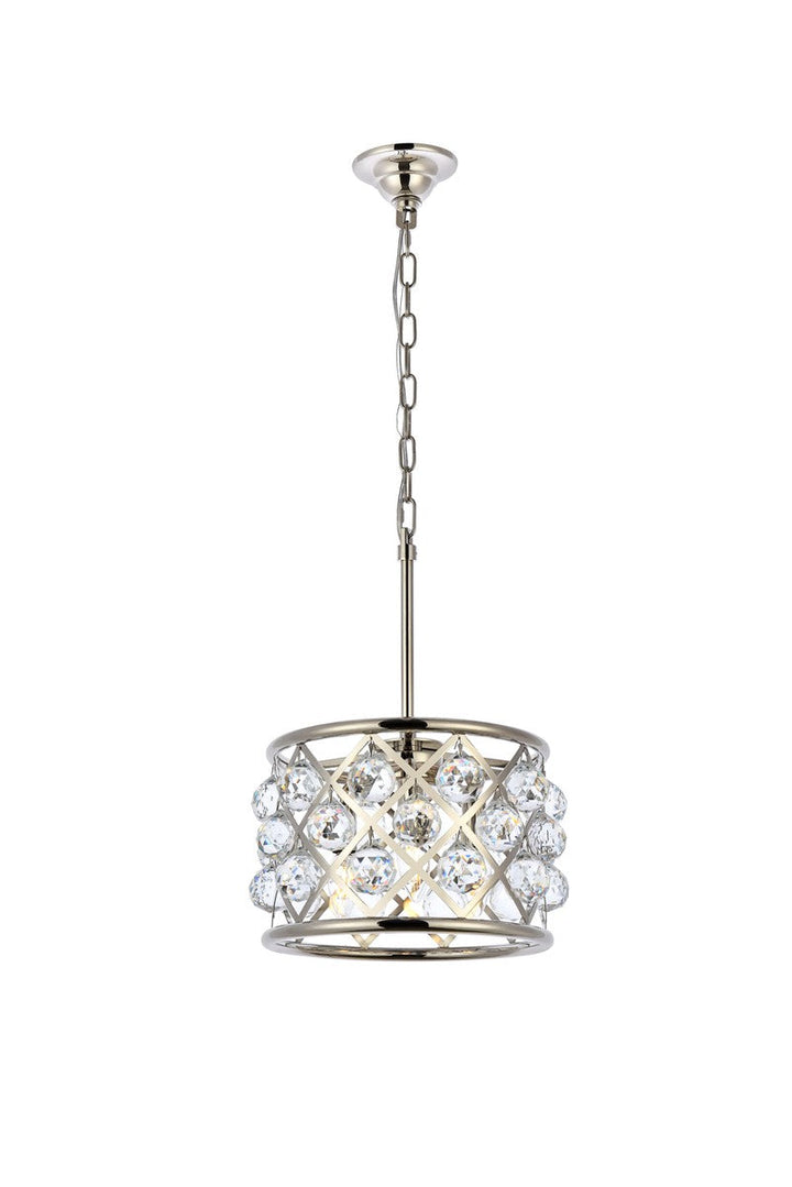 Elegant Madison 1214D12PN/RC Pendant Light - Polished Nickel