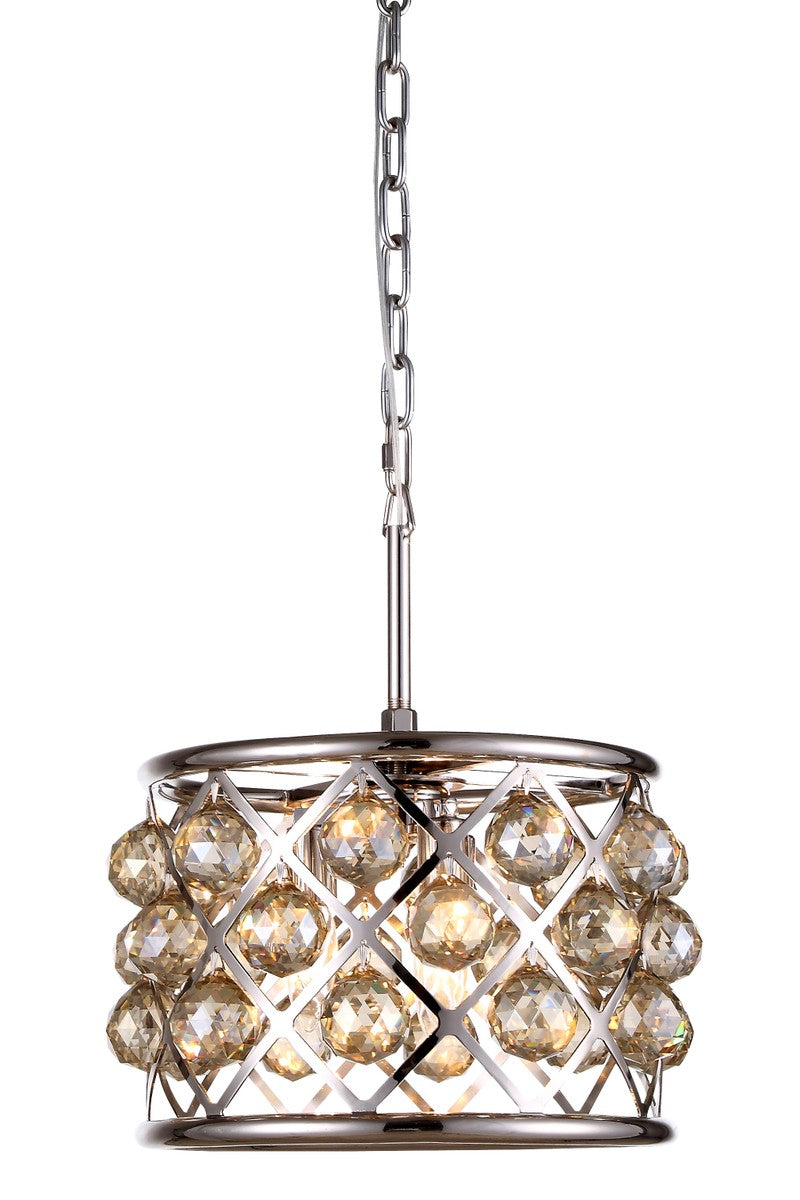 Elegant Madison 1214D12PN-GT/RC Pendant Light - Polished Nickel