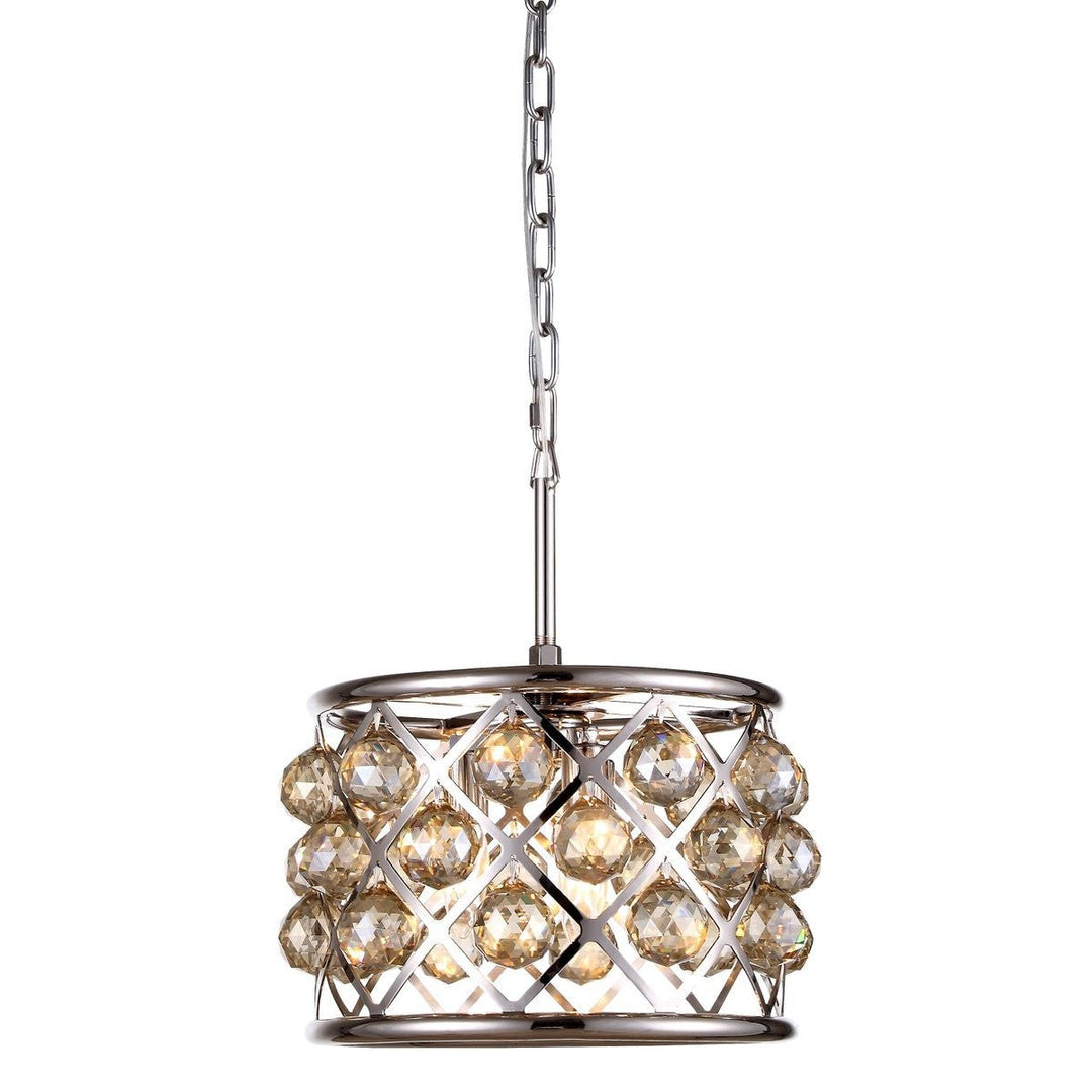 Elegant Madison 1214D12PN-GT/RC Pendant Light - Polished Nickel