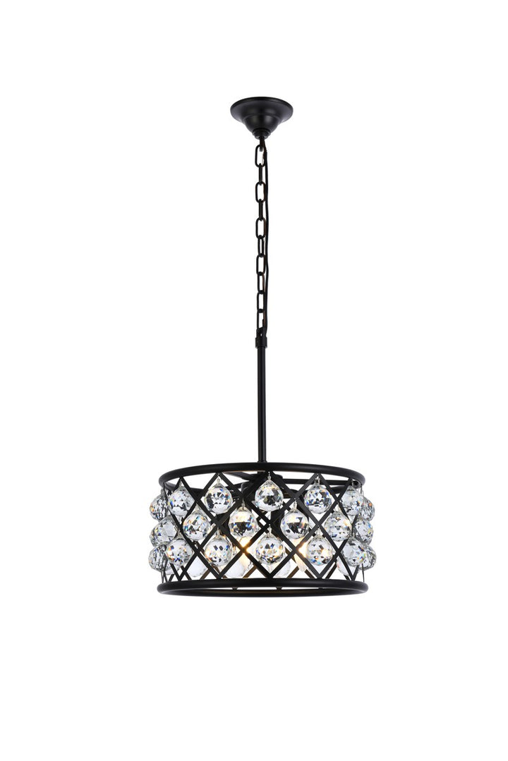 Elegant Madison 1214D16MB/RC Pendant Light - Matte Black