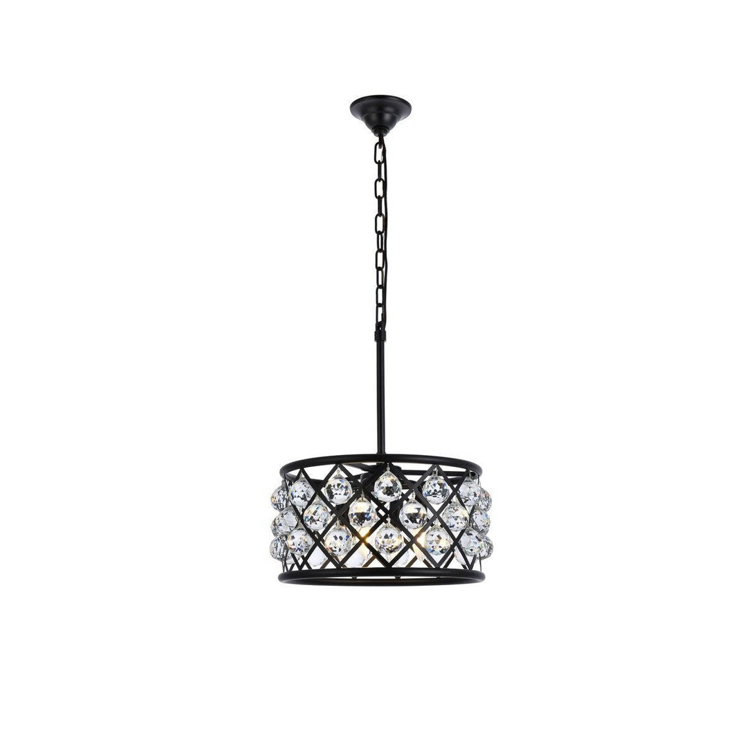 Elegant Madison 1214D16MB/RC Pendant Light - Matte Black