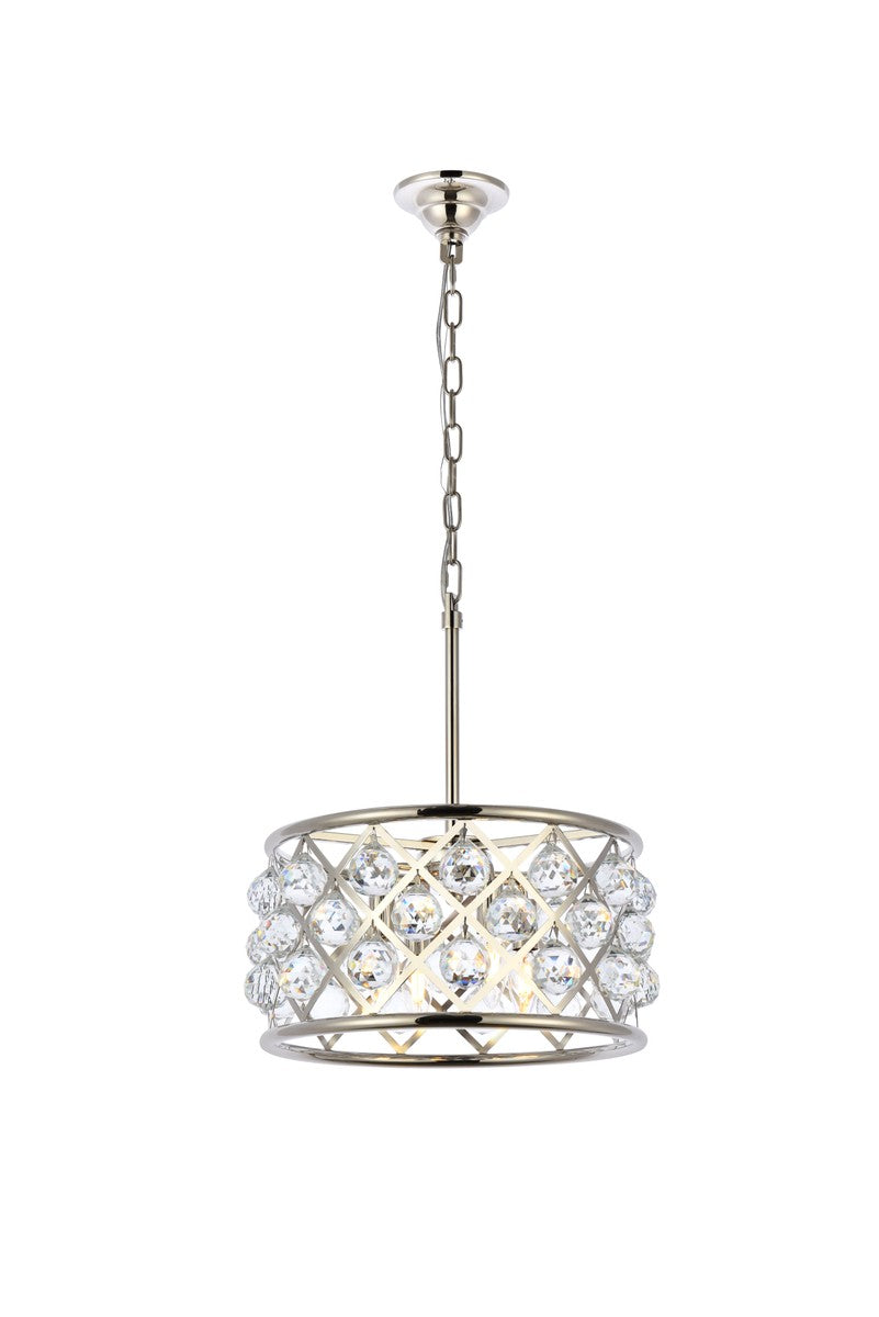 Elegant Madison 1214D16PN/RC Pendant Light - Polished Nickel