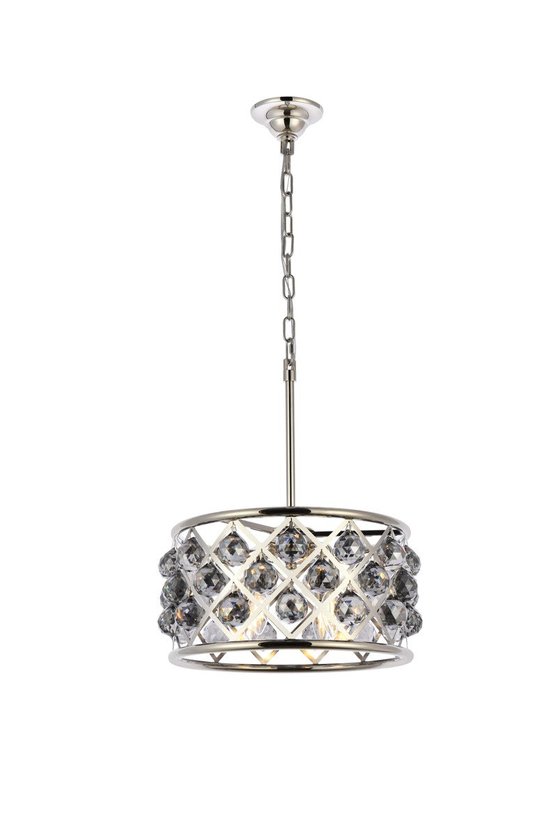 Elegant Madison 1214D16PN-SS/RC Pendant Light - Polished Nickel