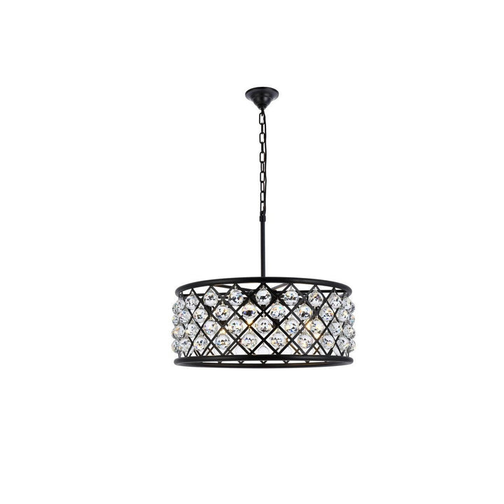 Elegant Madison 1214D25MB/RC Pendant Light - Matte Black