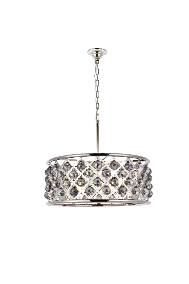 Elegant Madison 1214D25PN-SS/RC Pendant Light - Polished Nickel