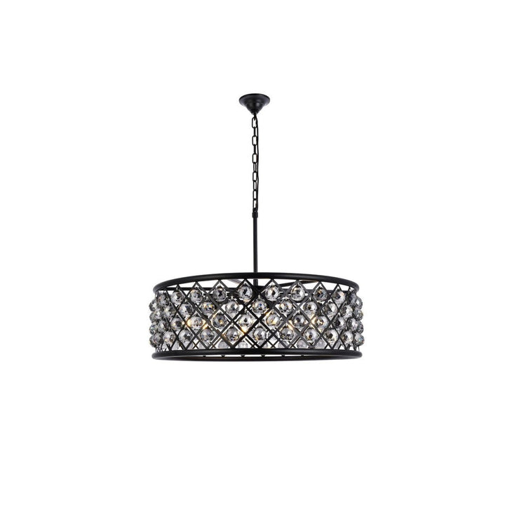 Elegant Madison 1214D32MB-SS/RC Pendant Light - Matte Black