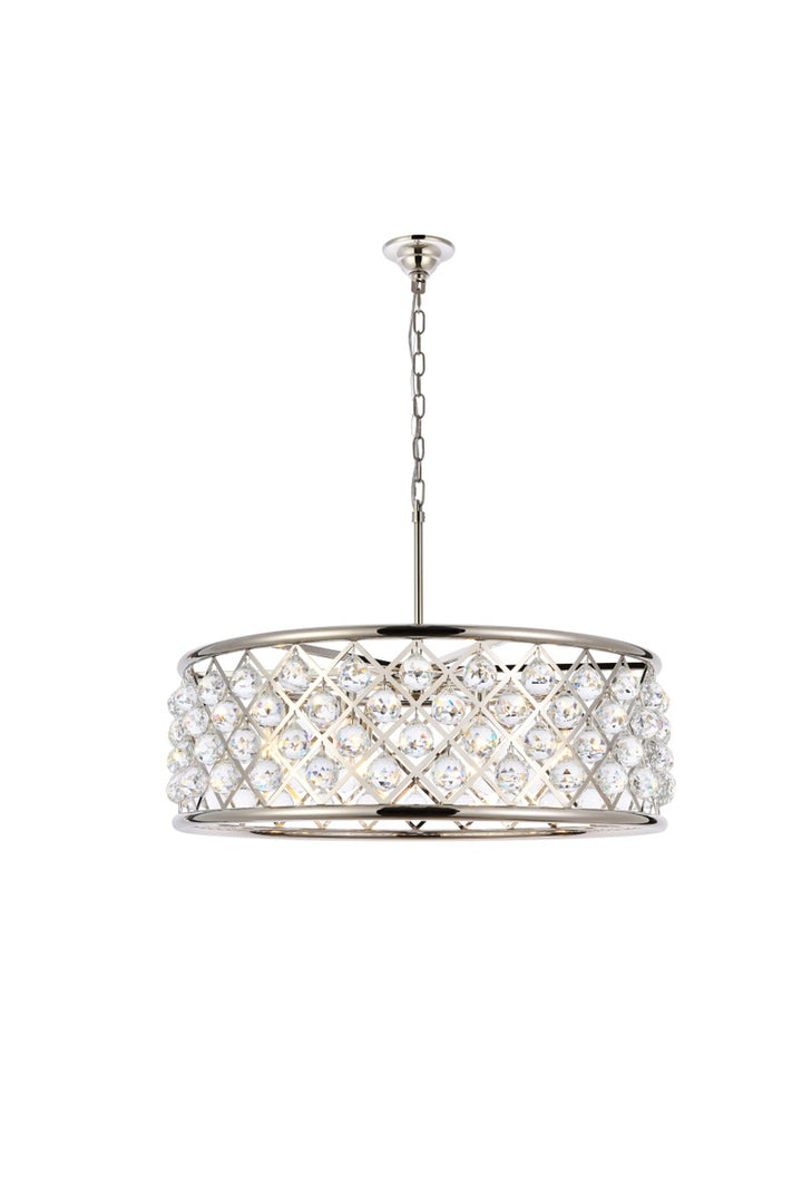 Elegant Madison 1214D32PN/RC Pendant Light - Polished Nickel