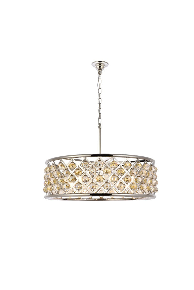 Elegant Madison 1214D32PN-GT/RC Pendant Light - Polished Nickel