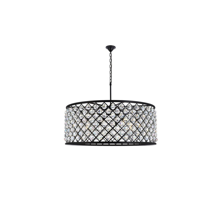 Elegant Madison 1214G43MB/RC Chandelier Light - Matte Black