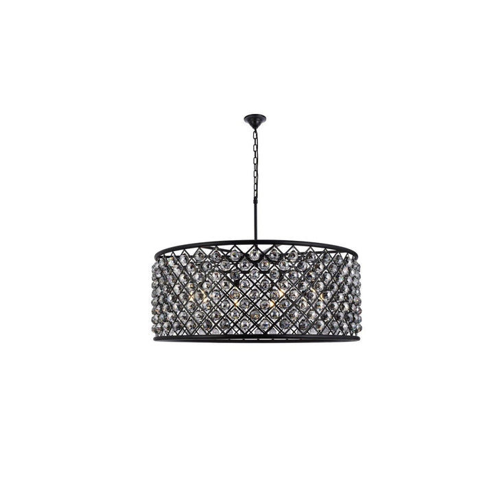 Elegant Madison 1214G43MB-SS/RC Chandelier Light - Matte Black