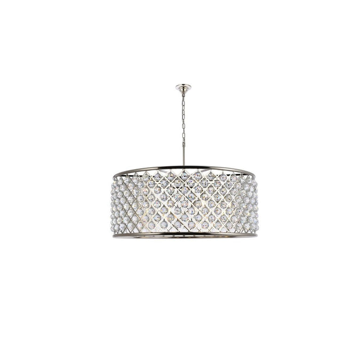 Elegant Madison 1214G43PN/RC Chandelier Light - Polished Nickel