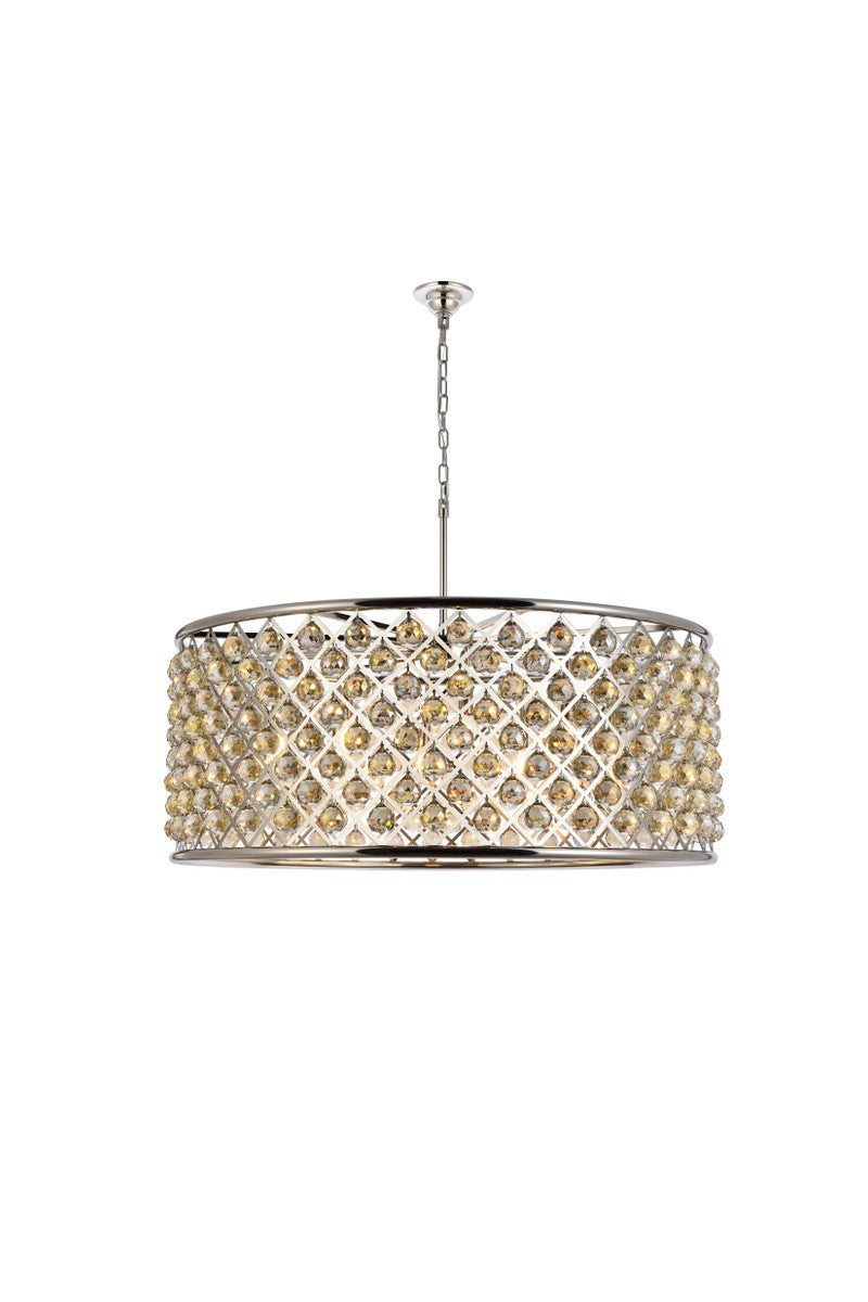 Elegant Madison 1214G43PN-GT/RC Pendant Light - Polished Nickel