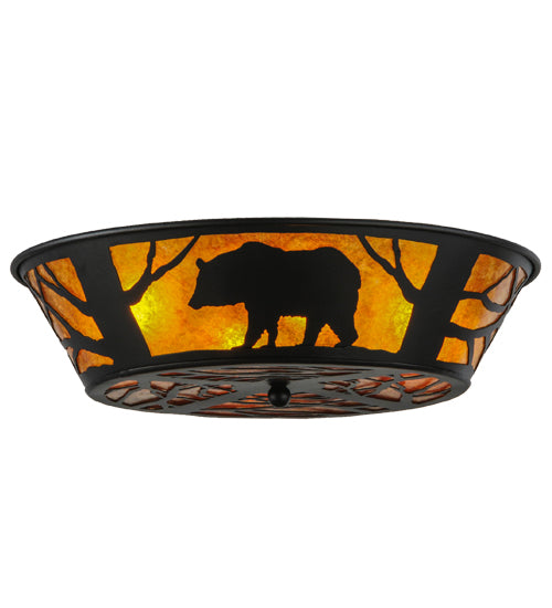 Meyda Tiffany Bear On The Loose 66209 Ceiling Light - Antique Copper