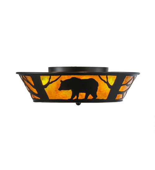 Meyda Tiffany Bear On The Loose 66209 Ceiling Light - Antique Copper