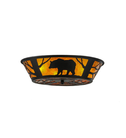 Meyda Tiffany Bear On The Loose 66209 Ceiling Light - Antique Copper