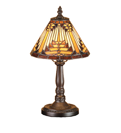 Meyda Tiffany Lighting 66223 Nuevo One Light Mini Lamp Lamp Bronze / Dark