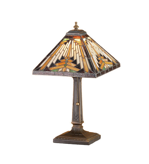 Meyda Tiffany Lighting 66231 Nuevo One Light Accent Lamp Lamp Bronze / Dark