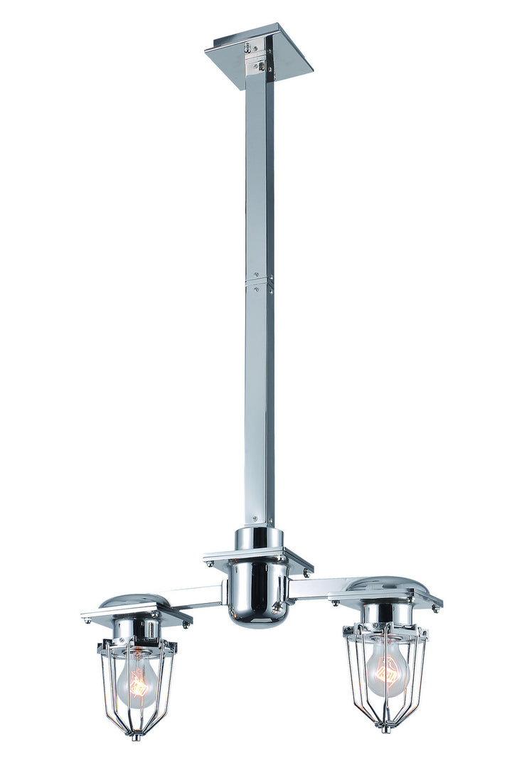 Elegant Kingston 1451D20C Pendant Light - Chrome