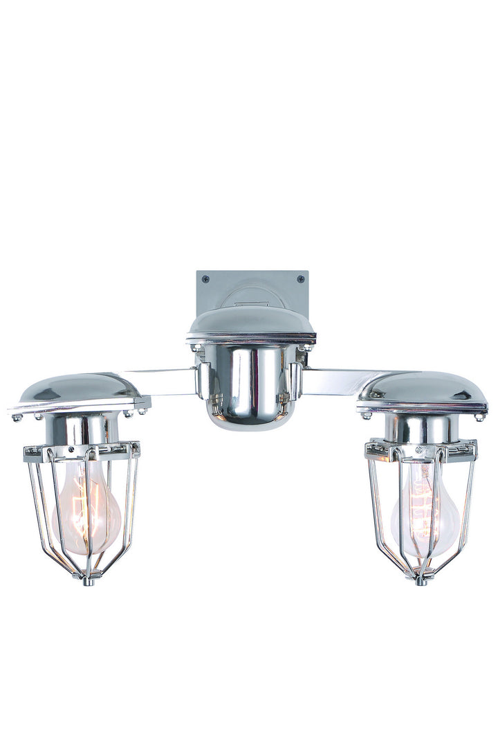 Elegant Kingston 1451W18C Wall Sconce Light - Chrome