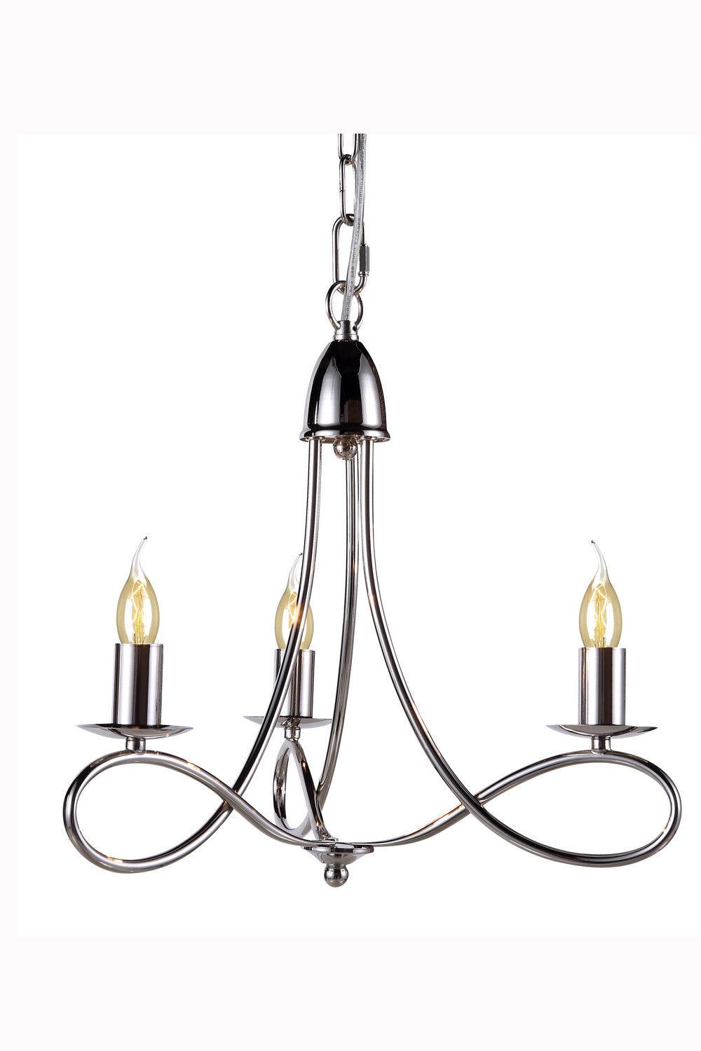 Elegant Lyndon 1452D18PN Chandelier Light - Polished Nickel