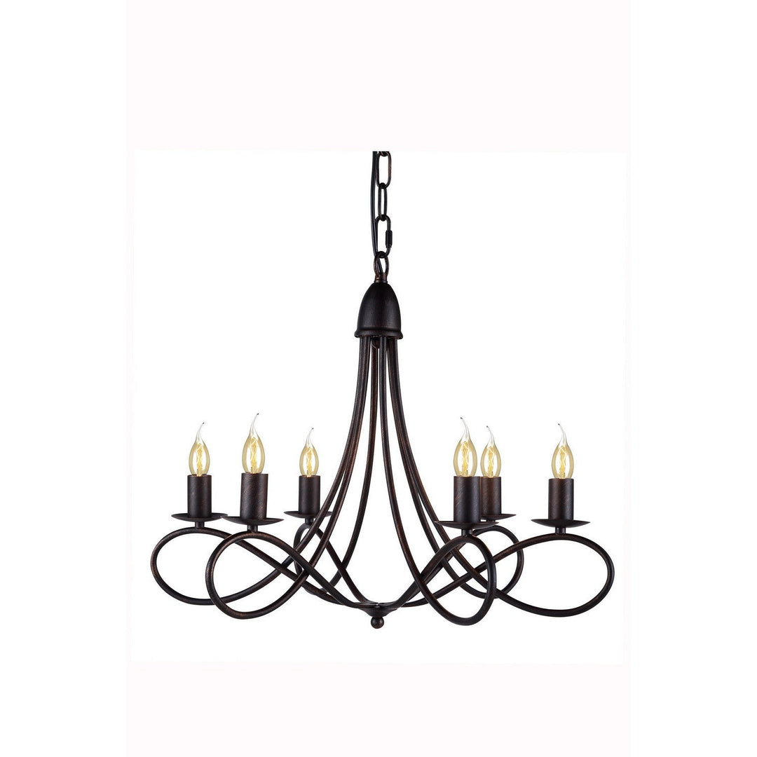 Elegant Lyndon 1452D22DB Chandelier Light - Dark Bronze