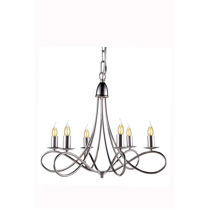 Elegant Lyndon 1452D22PN Chandelier Light - Polished Nickel