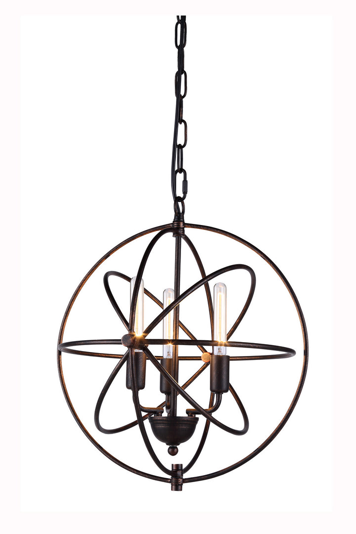 Elegant Vienna 1453D17DB Chandelier Light - Dark Bronze