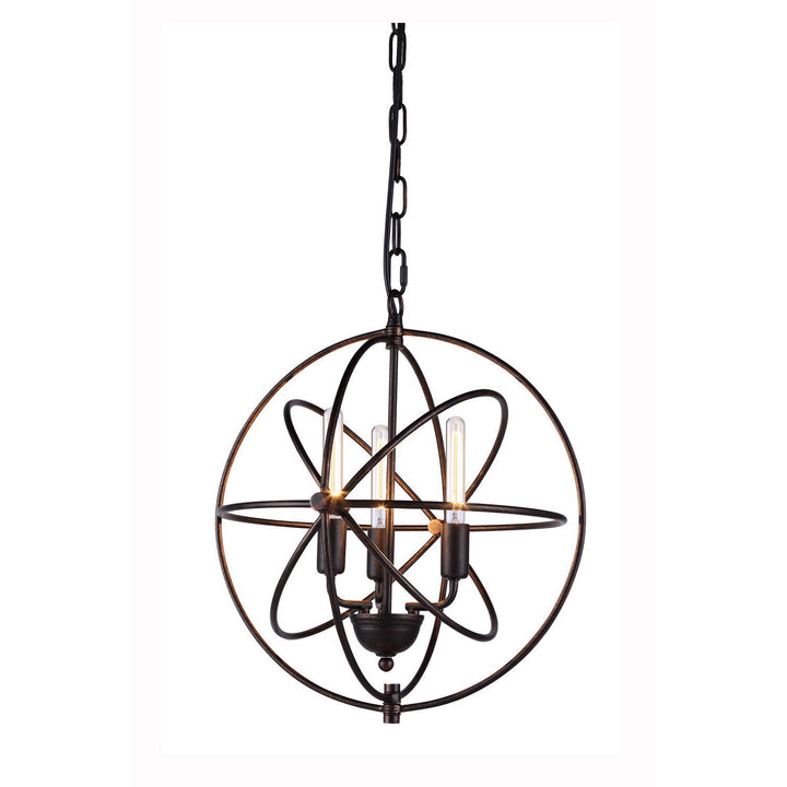 Elegant Vienna 1453D17DB Chandelier Light - Dark Bronze