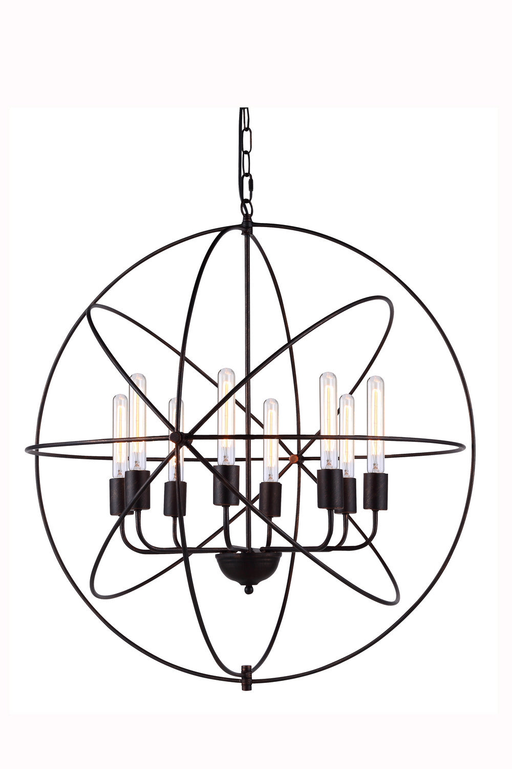 Elegant Vienna 1453D32DB Chandelier Light - Dark Bronze