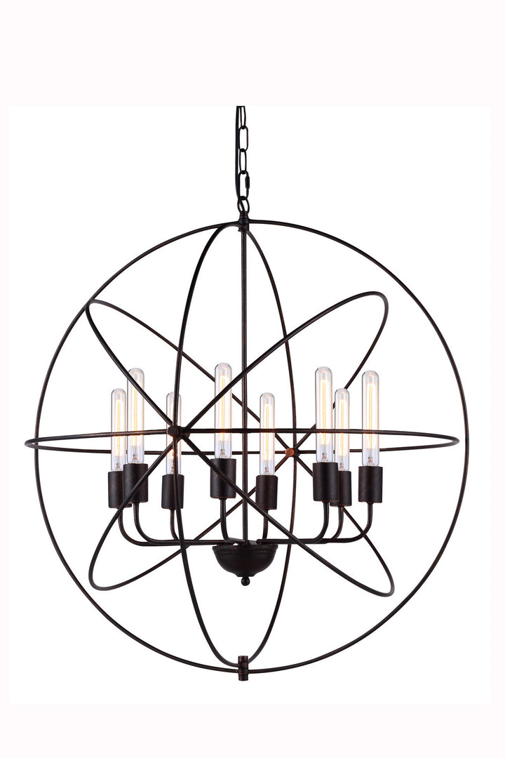 Elegant Vienna 1453D32DB Chandelier Light - Dark Bronze