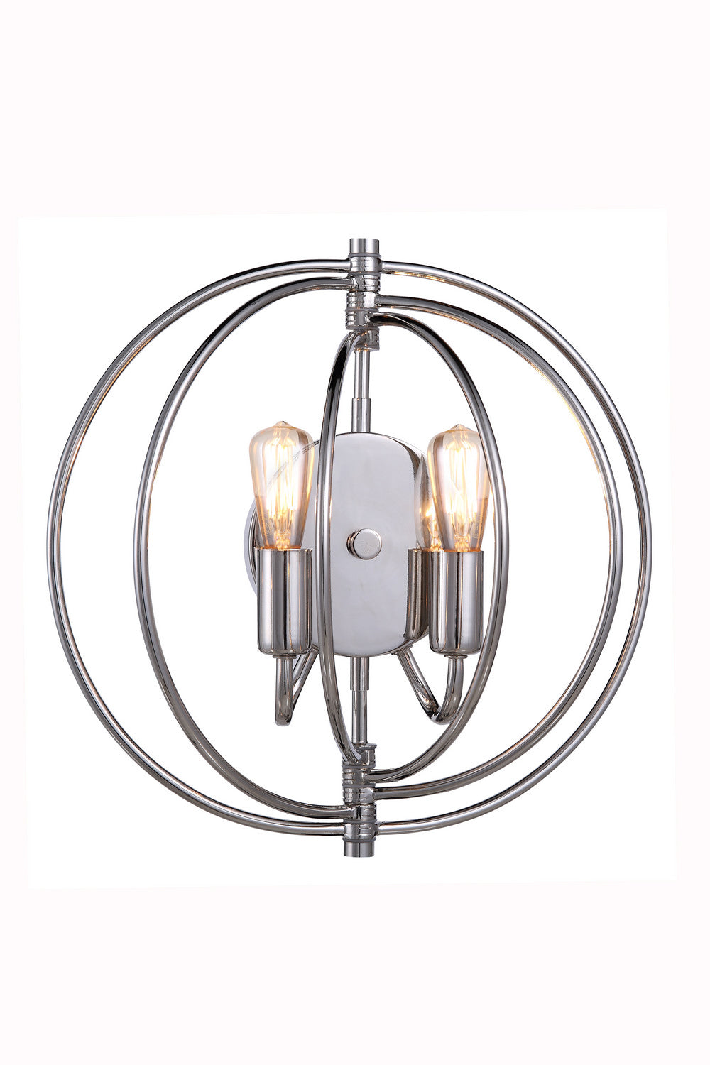 Elegant Vienna 1453W13PN Wall Light - Polished Nickel