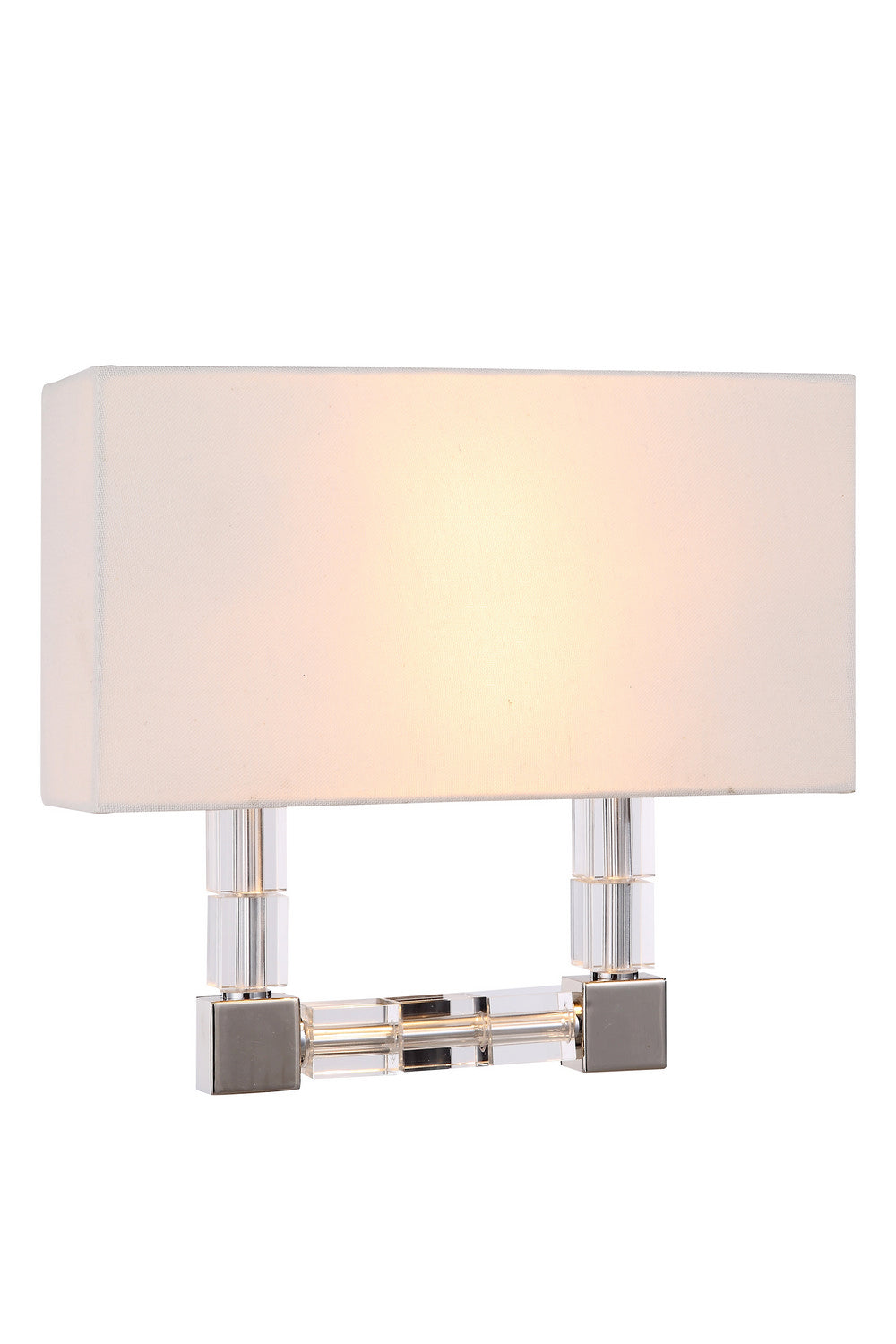 Elegant Cristal 1461W13PN Wall Light - Polished Nickel