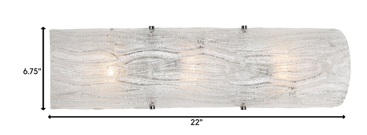 Varaluz Brilliance AC1105 Wall Sconce Light - Chrome