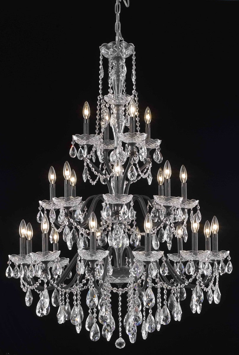 Elegant St. Francis 2016G36DB/RC Chandelier Light - Dark Bronze